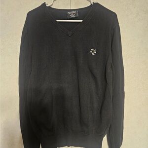 Polo by Ralph Lauren Men's V-Neck Sweater in Black